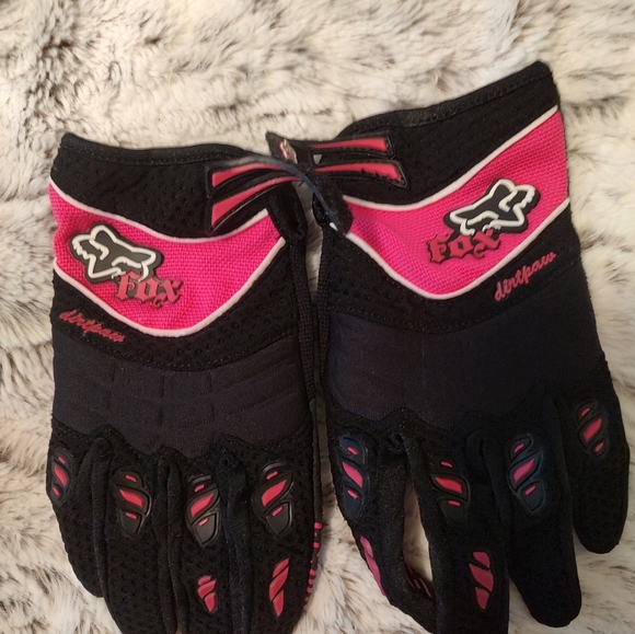 Fox Other - Fox Dirtpaw Pink and Black Gloves